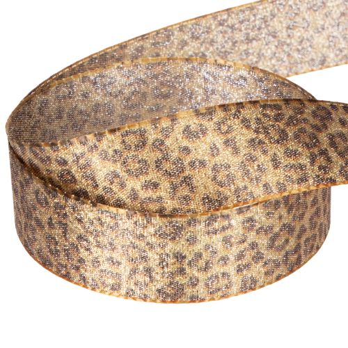 Geschenkband Leopard für kreative Dekoration und Floristik 25mm 20m | Floristik24.de