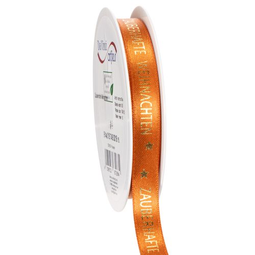 Geschenkband mit Aufschrift Weihnachten 15mm 18m