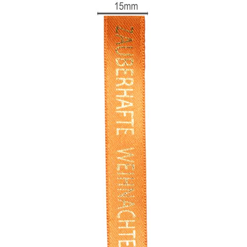 Geschenkband mit Aufschrift Weihnachten 15mm 18m | Floristik24.de