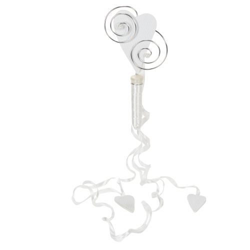 Bankhänger mit Röhrchen und Herz 18cm 6St | Floristik24.de