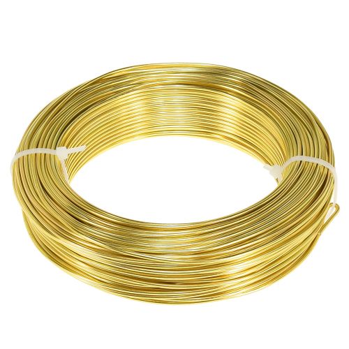 Artikel Basteldraht Gold Aluminiumdraht zum Basteln Ø2mm L60m