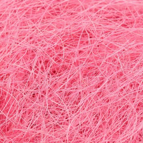Floristik24 Bastelmaterial, Sisalgras, Naturmaterial Rosa 300g