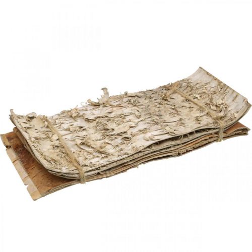 Floristik24 Baumrinde Deko Rinde Streifen Birkenrinde Natur 30×12cm 6 St