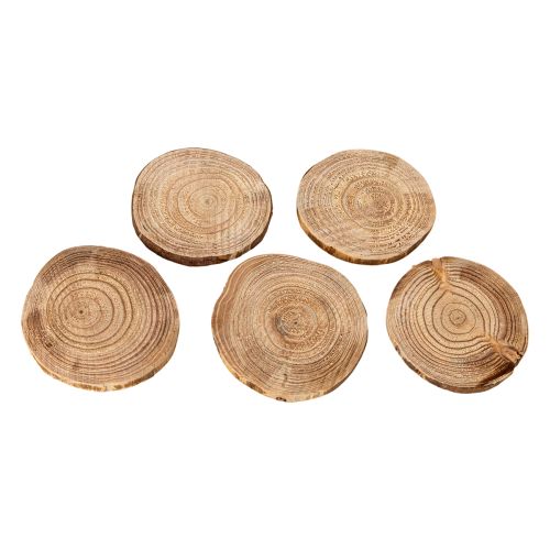 Holzscheiben natur rund Dekoration und Basteln 6cm 300g | Floristik24.de