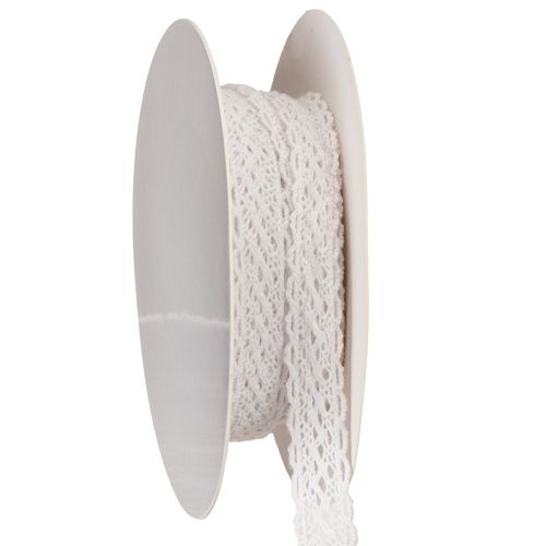 Spitzenband Baumwolle Feines Dekoband zum Basteln 15mm 10m kaufen | Floristik24.de
