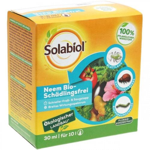 Solabiol Neem Bio-Schädlingsfrei Schädlingsbekämpfung 30ml