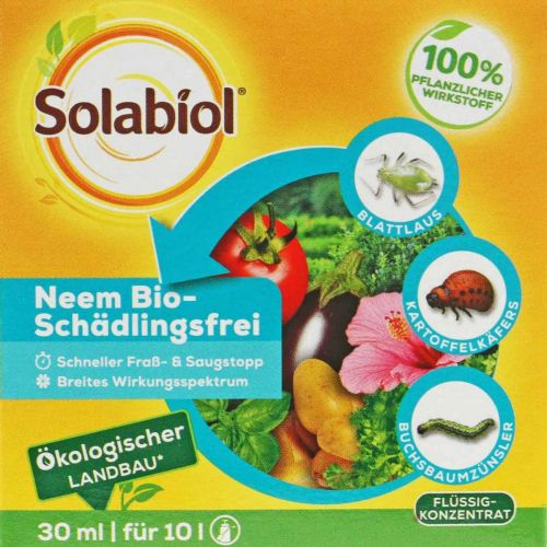 Solabiol Neem Bio-Schädlingsfrei Schädlingsbekämpfung 30ml