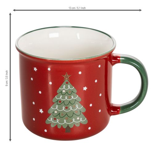 Weihnachtstasse mit Tannenbaum Motiv 9cm | Floristik24.de