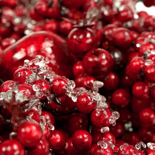 Floristik24 Beerenkranz Ø 36cm rot gezuckert