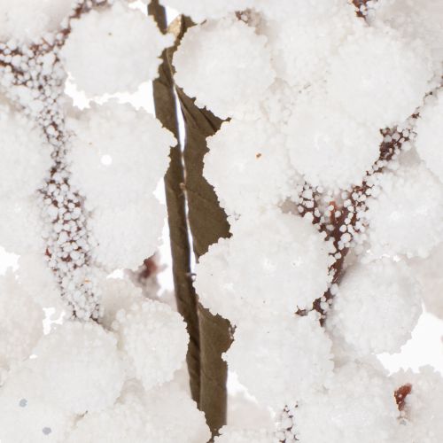 Kunstzweig Winterdeko mit Beeren und Zapfen 60cm | Floristik24.de