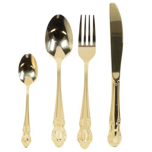 Besteck-Set Gold Tafelbesteck