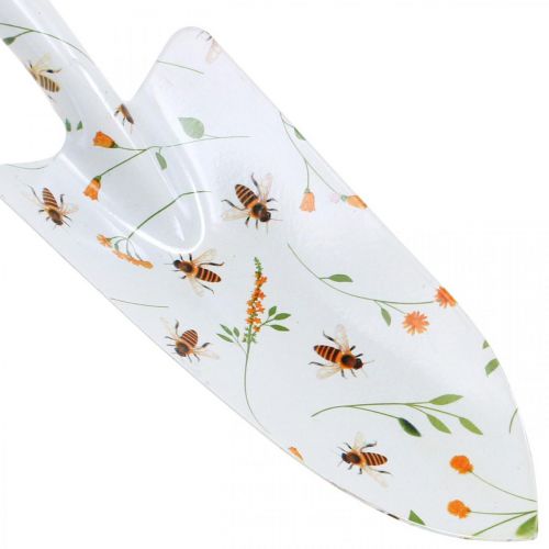 Floristik24 Gartenschaufel, Schippe mit Bienen, Handschaufel, Pflanzkelle aus Metall L28cm