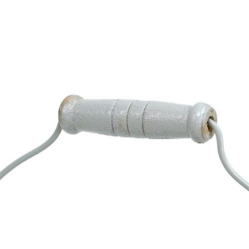 Floristik24 Blecheimer Weiß Ø14cm H12cm 6 St