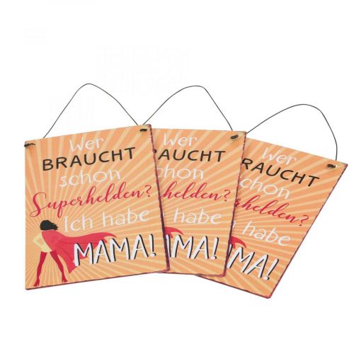 Artikel Metallschild mit Spruch für Mama als Hero Deko und Geschenkidee