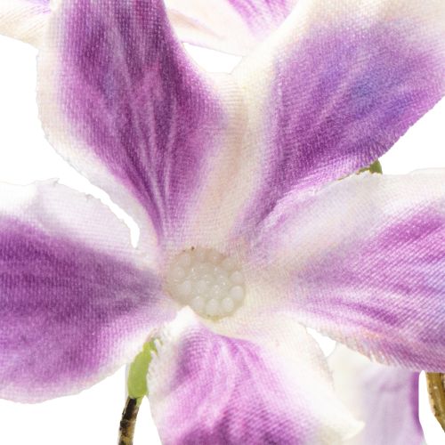 Artikel Kunstblume Clematiszweig lange haltbare Tischdekoration 110cm 3St