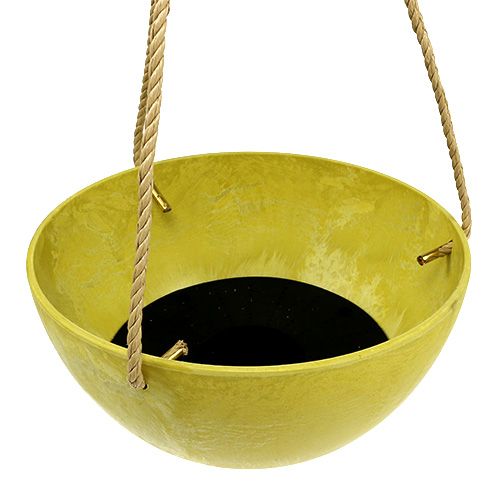 Floristik24 Blumenampel Fiona Ø25cm H12cm Lemon