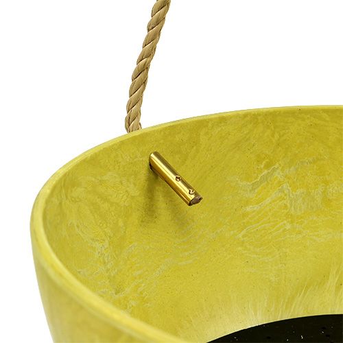 Floristik24 Blumenampel Fiona Ø25cm H12cm Lemon