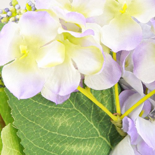 Floristik24 Blumenkranz Künstlich mit Rebenkranz Farbig H13cm Ø55cm