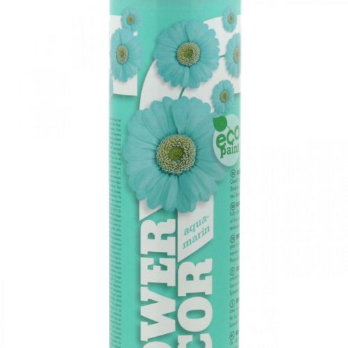 Floristik24 Blumenspray Flower Decor Hellblau Aquamarin Farbspray 400ml