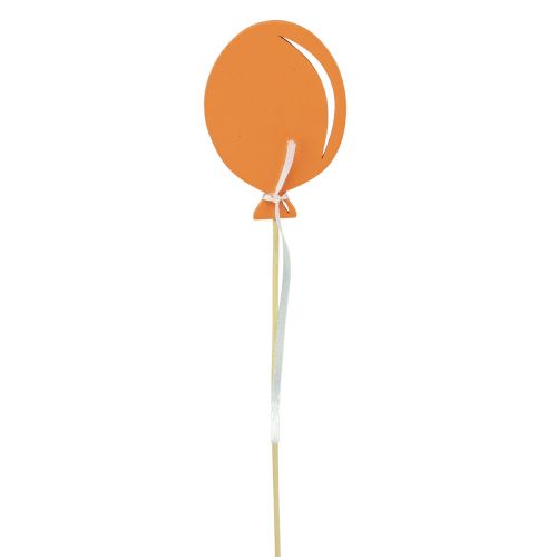 Artikel Blumenstecker Strauß Deko Kuchentopper Luftballon Orange 28cm 8 St