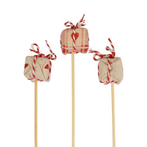 Artikel Blumenstecker Weihnachten Geschenkpäckchen Deko 2,5cm 15 St