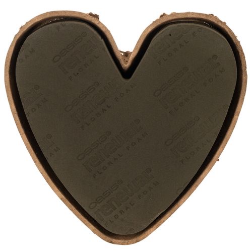 Blumensteckschaum-Herz OASIS® Renewal® Floral Foam Biolit® Herz 33 cm 2St