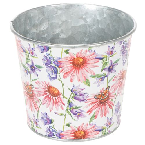Blumentopf Frühlingsdeko Übertopf Metall Ø12cm H10,5cm kaufen | Floristik24.de