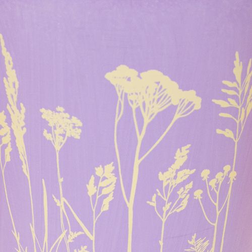 Blumentopf in Pastellfarben mit Blütenmotiv rund für Zimmerpflanzen 12cm 3St | Floristik24.de