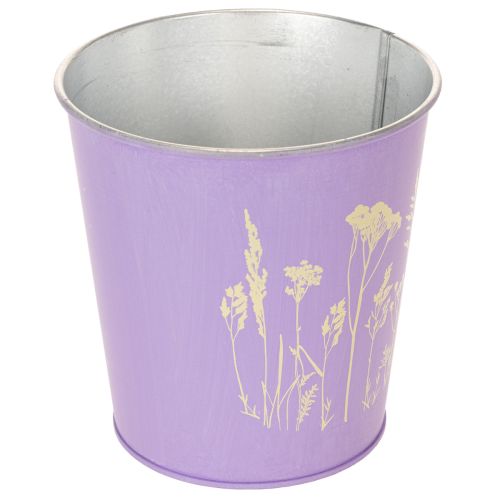 Blumentopf in Pastellfarben mit Blütenmotiv rund für Zimmerpflanzen 12cm 3St | Floristik24.de