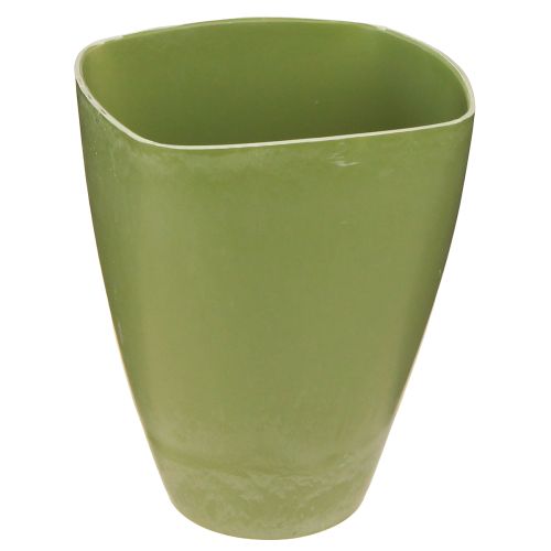 Artikel Orchideentopf Blumentopf Plastik Vase Grün H16,5cm 4St