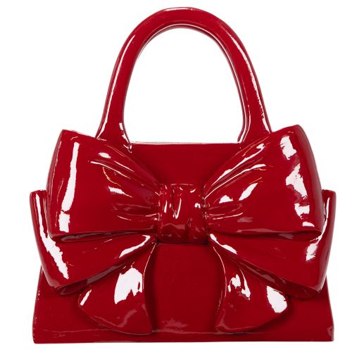 Deko Handtasche Vase mit