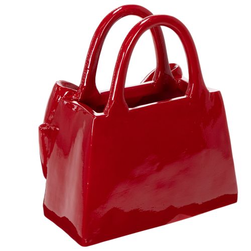 Deko Handtasche Vase mit