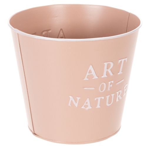 Blumentopf Zink Art of Nature Altrosa Ø17,5cm H15cm | Floristik24.de