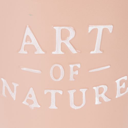Blumentopf Zink Art of Nature Altrosa Ø17,5cm H15cm | Floristik24.de