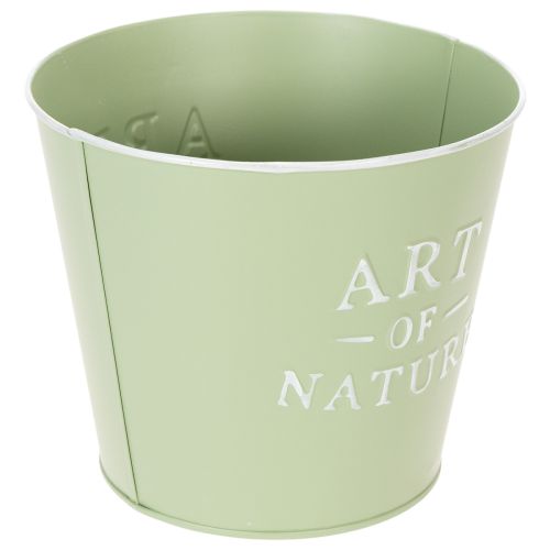 Artikel Blumentopf Zink Art of Nature Mintgrün Ø17,5cm H15cm