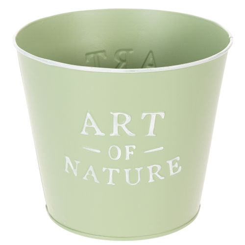 Blumentopf Zink Art of Nature Mintgrün Ø17,5cm H15cm kaufen | Floristik24.de