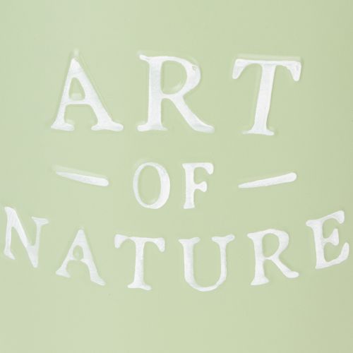 Blumentopf Zink Art of Nature Mintgrün Ø17,5cm H15cm | Floristik24.de