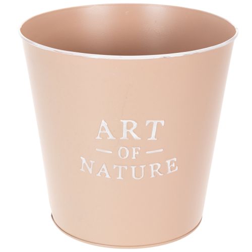 Blumentopf Zink Übertopf Metall Altrosa Ø22cm H21cm kaufen | Floristik24.de