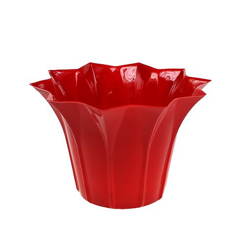 Floristik24 Blumentopf Plastik Rot Ø10,5cm 10St