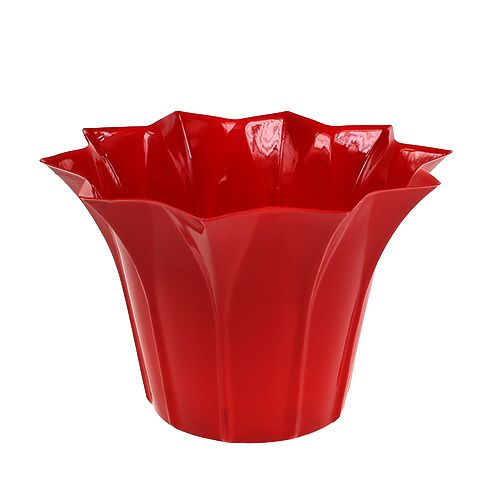 Floristik24 Blumentopf Plastik Rot Ø12cm 10St