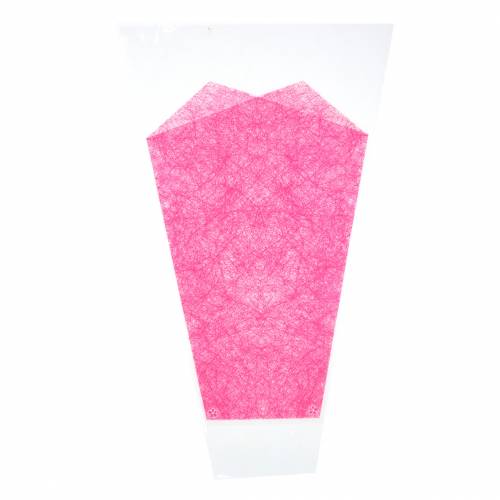 Blumentüte Pink L40cm B12-30cm 50St