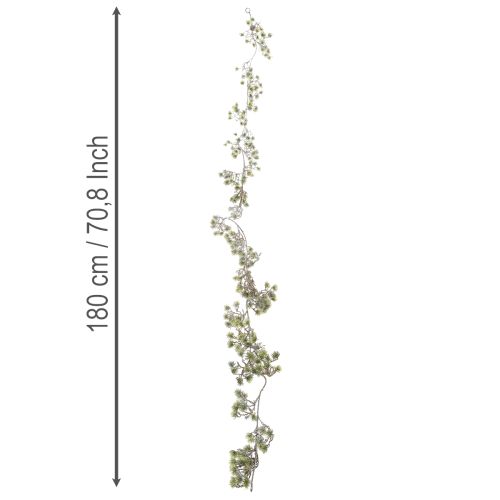 Künstliche Bonsai Girlande fein beschneit 180cm | Floristik24.de