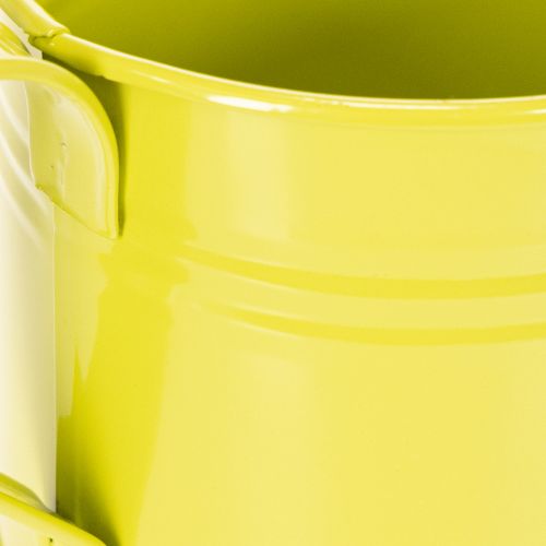 Bunte Gießkanne Deko Ø11cm H9,5cm zum Bepflanzen, Frühlingstischdeko Metall 8er-Set | Floristik24.de