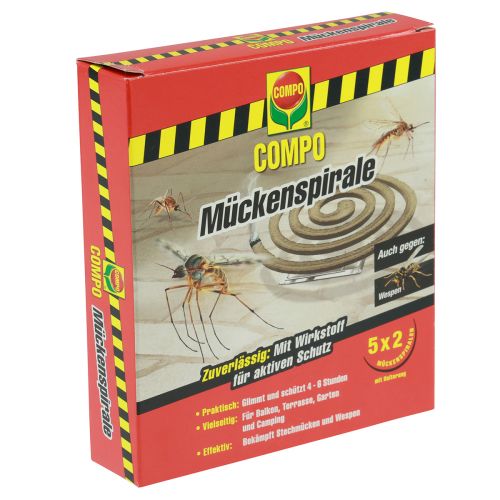Floristik24 Compo Mückenspirale Mückenschutz Terrasse und Camping 10St