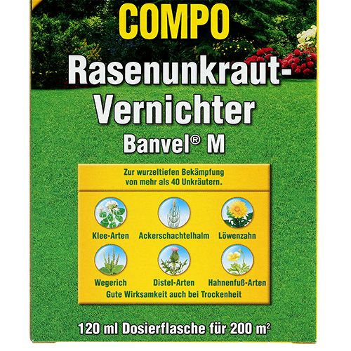Floristik24 COMPO Rasenunkraut-Vernichter Banvel M 120ml