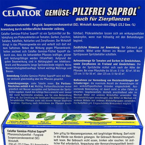 Floristik24 Celaflor Gemüse-Pilzfrei Saprol Fungizid 8ml