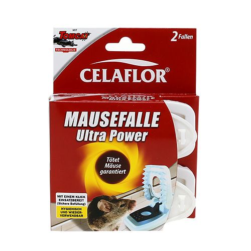 Floristik24 Celaflor Mausefallen Ultra Power 2St