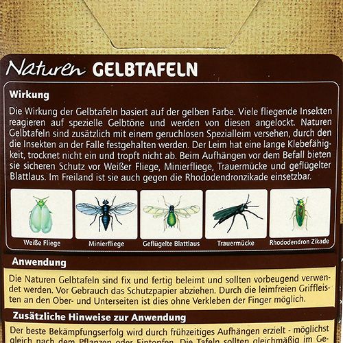 Floristik24 Substral Naturen Gelbtafeln Klebefallen Gewächshaus 7St