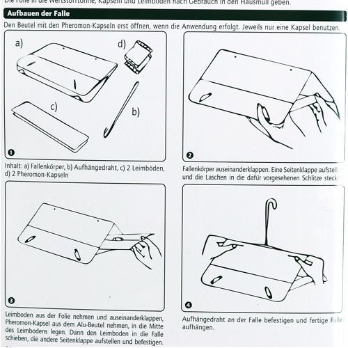 Floristik24 Celaflor Naturen Obstmaden-Falle Klebefalle Insektizidfrei