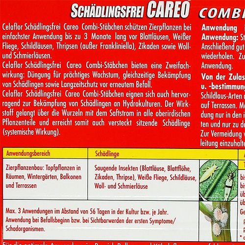Floristik24 Celaflor Schädlingsfrei Careo Combistäbchen 20St